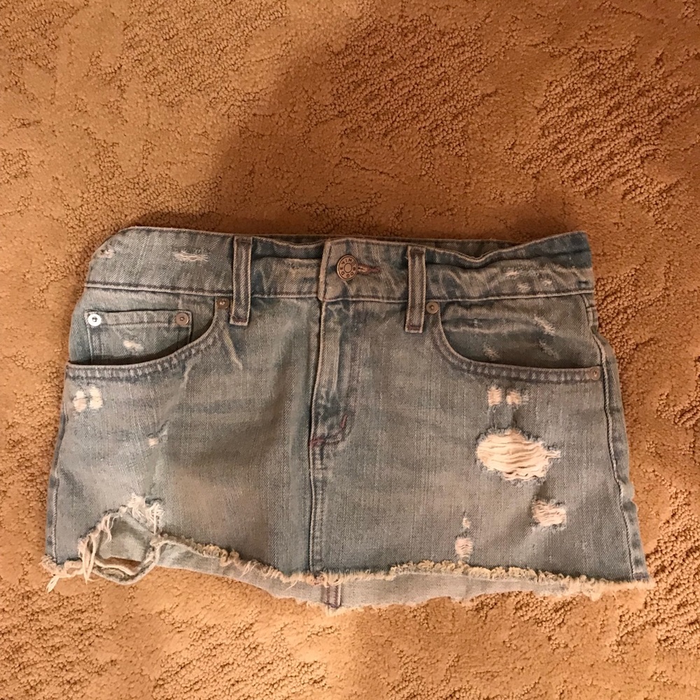 Mini Denim Skirt